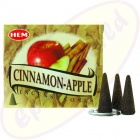 HEM Cinnamon Apple indische Räucherkegel