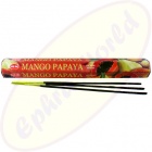 HEM Mango Papaya indische Räucherstäbchen