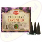 HEM Precious Lavender indische Räucherkegel