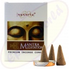 Nandita Mantra Meditation indische Premium Räucherkegel