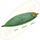 Räucherstäbchenhalter Blatt grün Polyresin