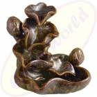 Rückflussräucherkegel-Gefäß Lotus kupferfarben Keramik
