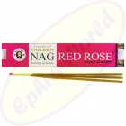 Vijayshree Golden Nag Red Rose Masala Räucherstäbchen
