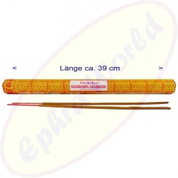 Goloka Nag Champa Räucherstäbchen – 1 Packung Mit 16 G – Handgefertigt, Natürliche Zutaten, Süßlich-würziger Duft