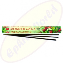 HEM Strawberry Vanilla indische Räucherstäbchen