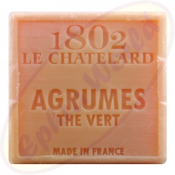 Le Chatelard 1802 palmölfreie vegane Seife 100g Citrusfrüchte & Grüner Tee