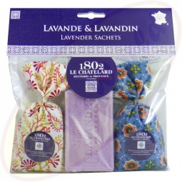 Le Chatelard 1802 Duftsäckchen Lavendel & Lavandin 2x18g & 100g Lavendel Seife Provence Chic