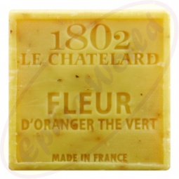 Le Chatelard 1802 palmölfreie vegane Seife 100g Orangenblüten & Grüner Tee