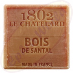 Le Chatelard 1802 palmölfreie vegane Seife 100g Sandelholz