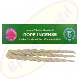 Natural Tibetan Himalayan Rope Incense/Räucherschnüre 5. Chakra