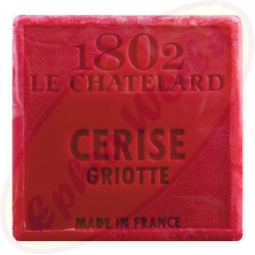Le Chatelard 1802 palmölfreie vegane Seife 100g Sauerkirsche/Cerise Griotte