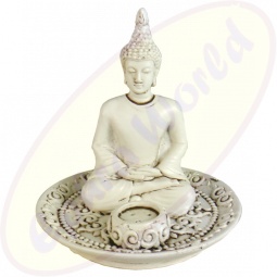 Räucherstäbchenhalter  ~ Buddha Blau-Schwarz ~ mit Räucherstäbchen von Thurga´s 