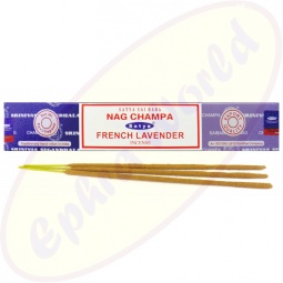 Satya Sai Baba Nag Champa & French Lavender Combo Masala Räucherstäbchen LLP