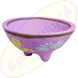 Native Soul Tribal Smudge Bowl aus Keramik lila