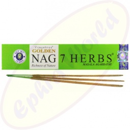 Vijayshree Golden Nag 7 Herbs Masala Räucherstäbchen