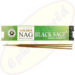 Vijayshree Golden Nag Black Sage Masala Räucherstäbchen