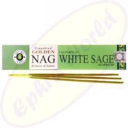 Vijayshree Golden Nag Californian White Sage Masala Räucherstäbchen