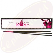 Parimal Sacred Scents Pure Rose Räucherstäbchen – Handgerollte Masala-Agarbatti, 6x28 G, Natürliches Rosenaroma