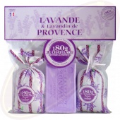 Le Chatelard 1802 Duftsäckchen Lavendel & Lavandin 2x18g & 100g Lavendel Seife