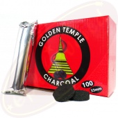 Golden Temple Räucherkohle 33mm Charcoal