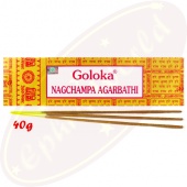 Goloka Nagchampa 40g Masala Räucherstäbchen