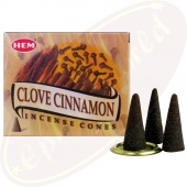 HEM Clove Cinnamon (Nelke Zimt) Räucherkegel