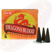 HEM Dragons Blood Red Räucherkegel