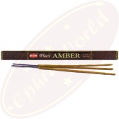 HEM Flora Amber (Bernstein) Masala Räucherstäbchen HEM Flora Amber (Bernstein) Masala Räucherstäbchen