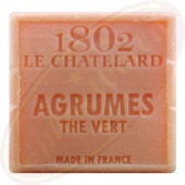 Le Chatelard 1802 palmölfreie vegane Seife 100g Citrusfrüchte & Grüner Tee