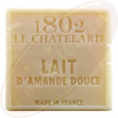Le Chatelard 1802 palmölfreie vegane Seife 100g Süße Mandelmilch
