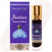 Nandita Amber (Bernstein) Incense Oil - Parfüm Roll On