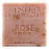 Le Chatelard 1802 palmölfreie vegane Seife 100g Rosenblüten