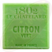Le Chatelard 1802 palmölfreie vegane Seife 100g Limette/Citron Vert