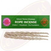 Natural Tibetan Himalayan Rope Incense/Räucherschnüre 1. Chakra