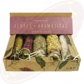 Sagrada Madre Smudge Stick 5er Set Sahumito Flores Aromaticas/aromatische Blüten
