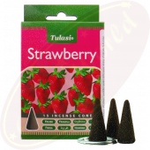Tulasi Strawberry (Erdbeere) Räucherkegel