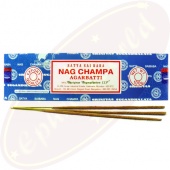 Satya Sai Baba Nag Champa Masala Räucherstäbchen 100g Blau LLP Satya Sai Baba Nag Champa Masala Räucherstäbchen 100g Blau LLP