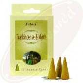 Tulasi Frankincense Myrrh Räucherkegel Tulasi Frankincense Myrrh Räucherkegel