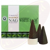 Vijayshree Golden Nag Californian White Sage Räucherkegel