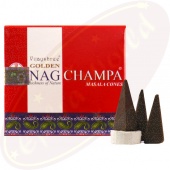 Vijayshree Golden Nag Champa Räucherkegel