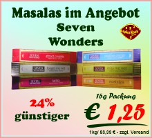 Feine Masala Räucherstäbchen für eine intensive Raumbeduftung.