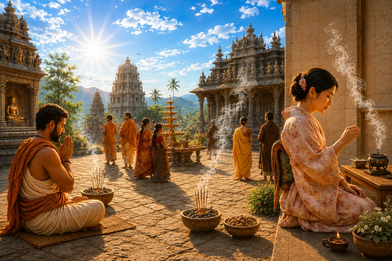 Räuchern in Indien