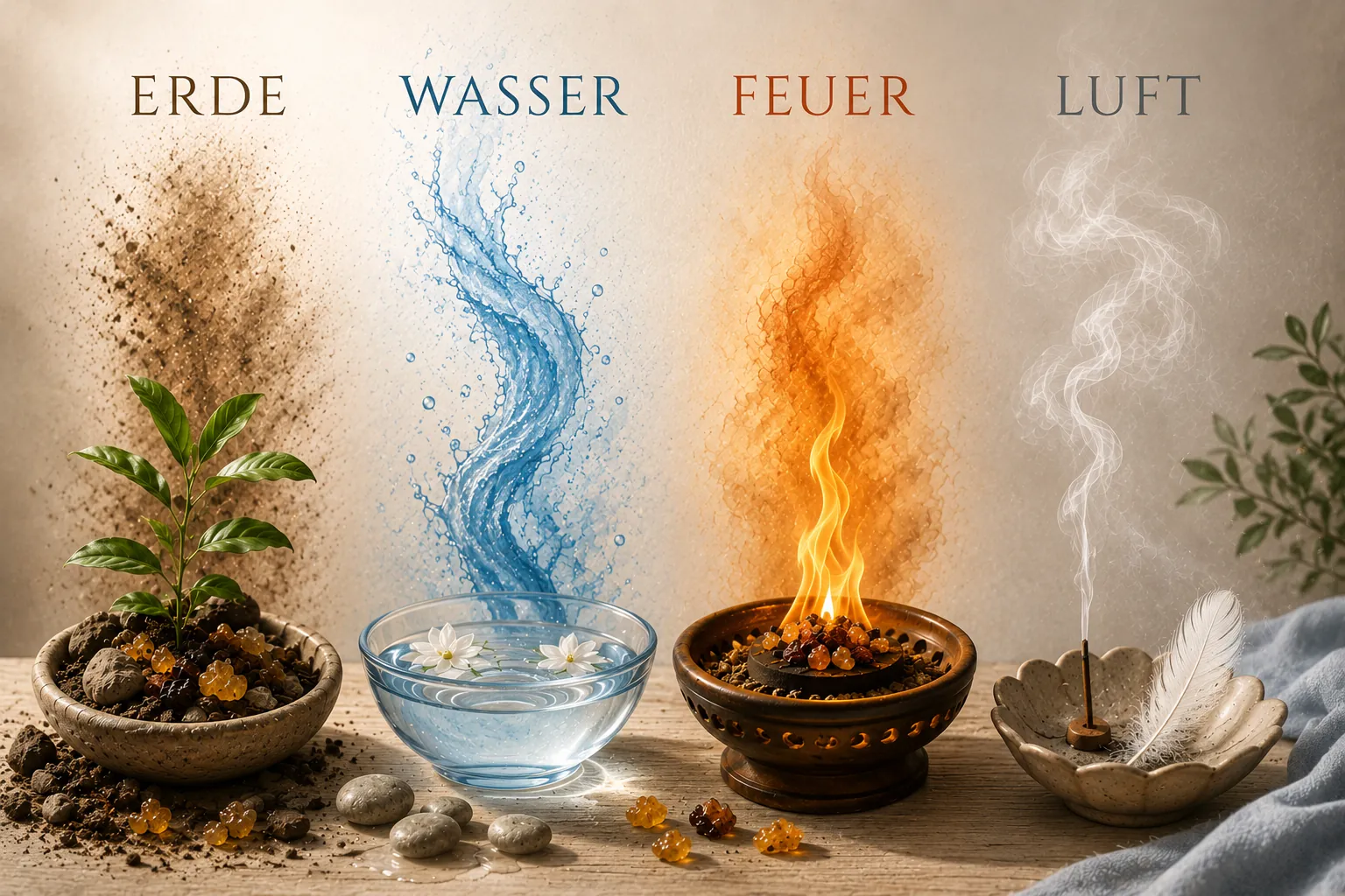 Räuchern mit den vier Elementen
