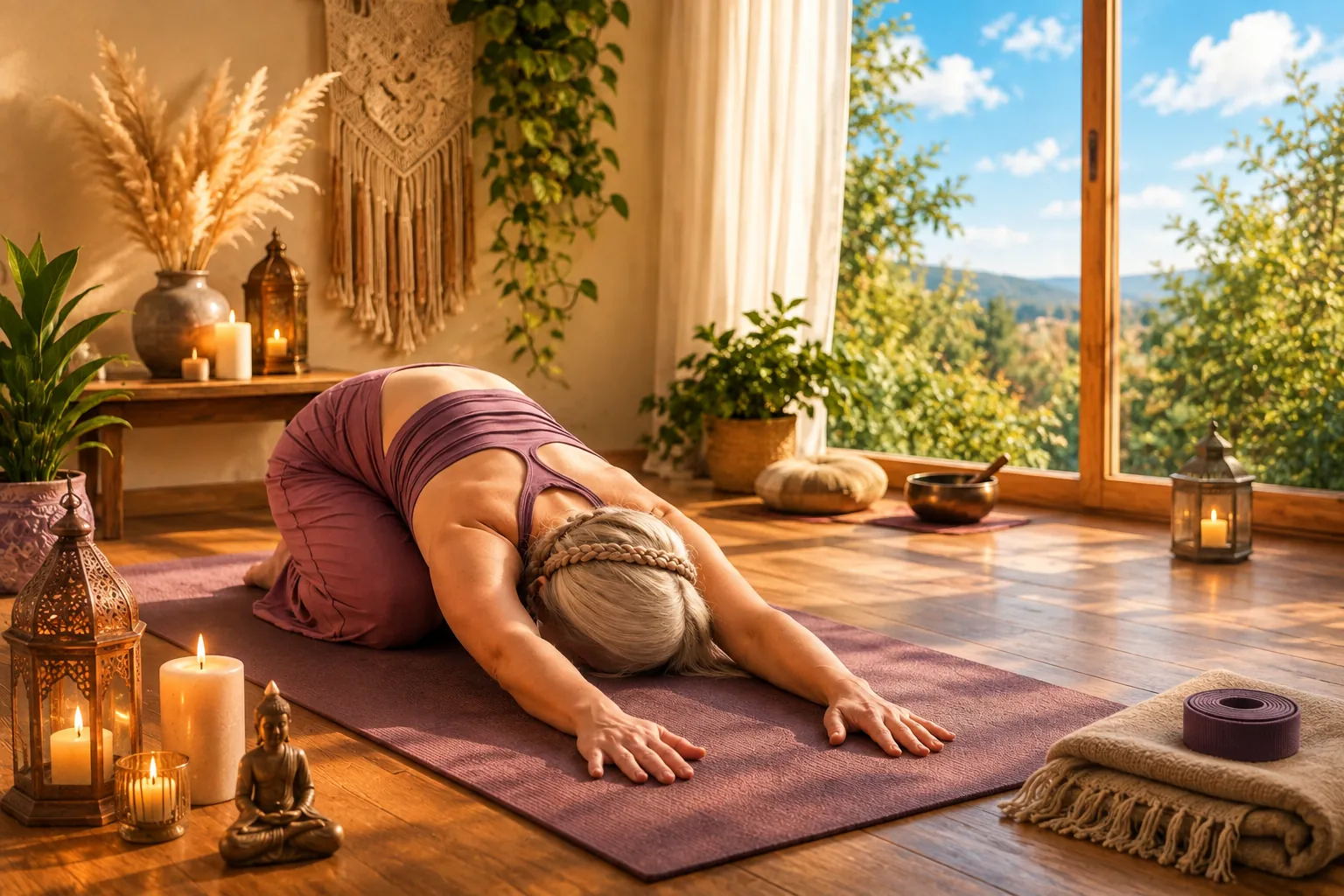 Yoga, Meditation und Räucherstäbchen