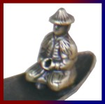 R&auml;ucherst&auml;bchenhalter Fischerboot Metall 22cm f&uuml;r japanische St&auml;bchen